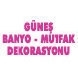 Güneş Banyo-Mutfak Dekorasyonu